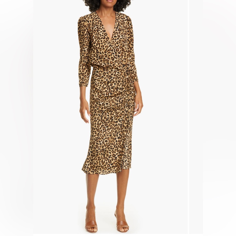 Veronica Beard Arielle Leopard Dress- Size 0